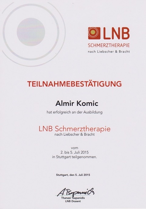 LNB Schmerztherapie in Uhldingen-Mühlhofen am Bodensee